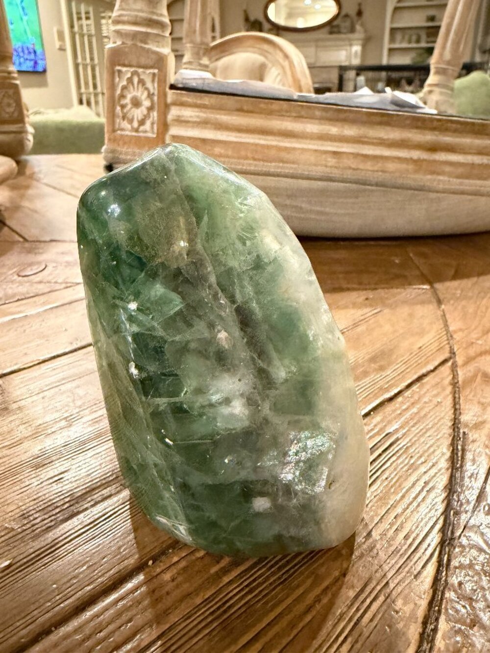 Vunder Rainbow Fluorite Stone 2.2-2.5 lb